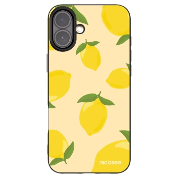 Picasee silikonski črni ovitek za Apple iPhone 16 Plus - Limoncella