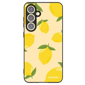Picasee silikonski črni ovitek za Samsung Galaxy S24 FE S721B - Limoncella