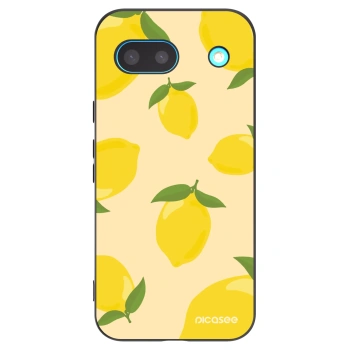 Picasee silikonski črni ovitek za Google Pixel 8a - Limoncella