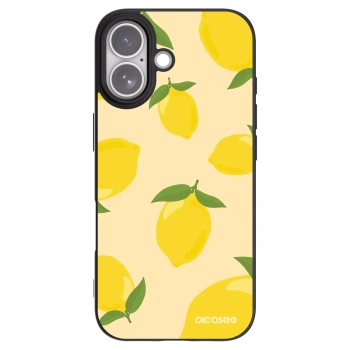 Picasee silikonski črni ovitek za Apple iPhone 17 - Limoncella