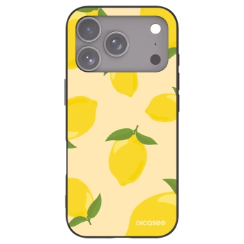 Picasee silikonski črni ovitek za Apple iPhone 17 Pro - Limoncella