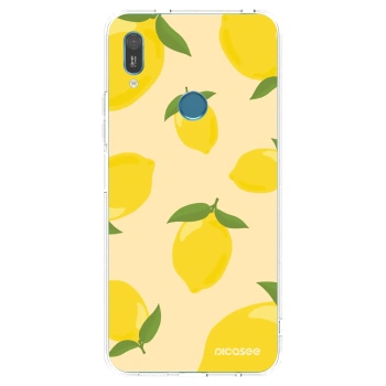 Picasee silikonski prozorni ovitek za Huawei Y6 2019 - Limoncella
