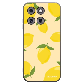Picasee silikonski črni ovitek za Motorola Moto G77 - Limoncella