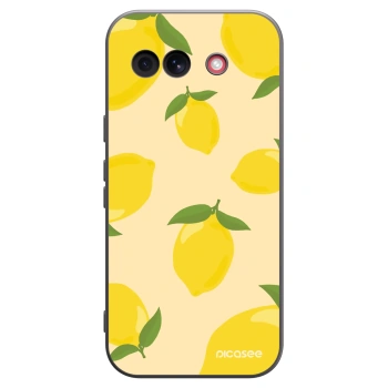 Picasee silikonski črni ovitek za Google Pixel 10a - Limoncella
