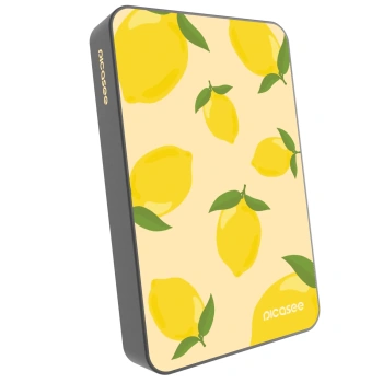 Picasee Prenosna baterija z MagSafe 10 000 mAh Siva - Limoncella
