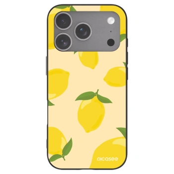 Picasee silikonski črni ovitek za Apple iPhone 18 Pro - Limoncella