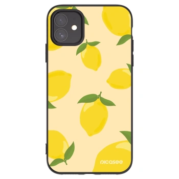 Picasee silikonski črni ovitek za Apple iPhone 11 - Limoncella