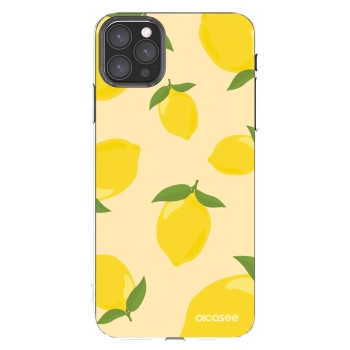 Picasee silikonski prozorni ovitek za Apple iPhone 11 Pro Max - Limoncella