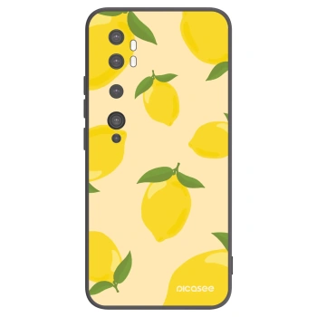 Picasee silikonski črni ovitek za Xiaomi Mi Note 10 (Pro) - Limoncella