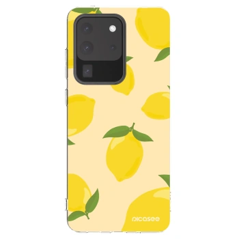 Picasee silikonski prozorni ovitek za Samsung Galaxy S20 Ultra 5G G988F - Limoncella