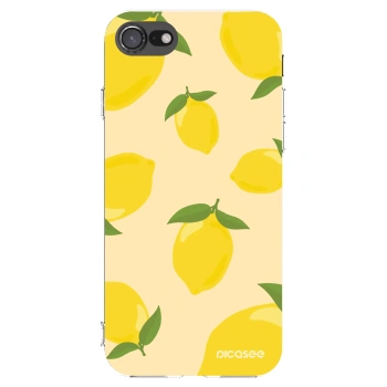 Picasee silikonski prozorni ovitek za Apple iPhone SE 2020 - Limoncella