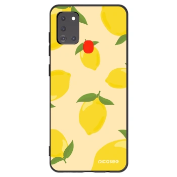 Picasee silikonski črni ovitek za Samsung Galaxy A21s - Limoncella
