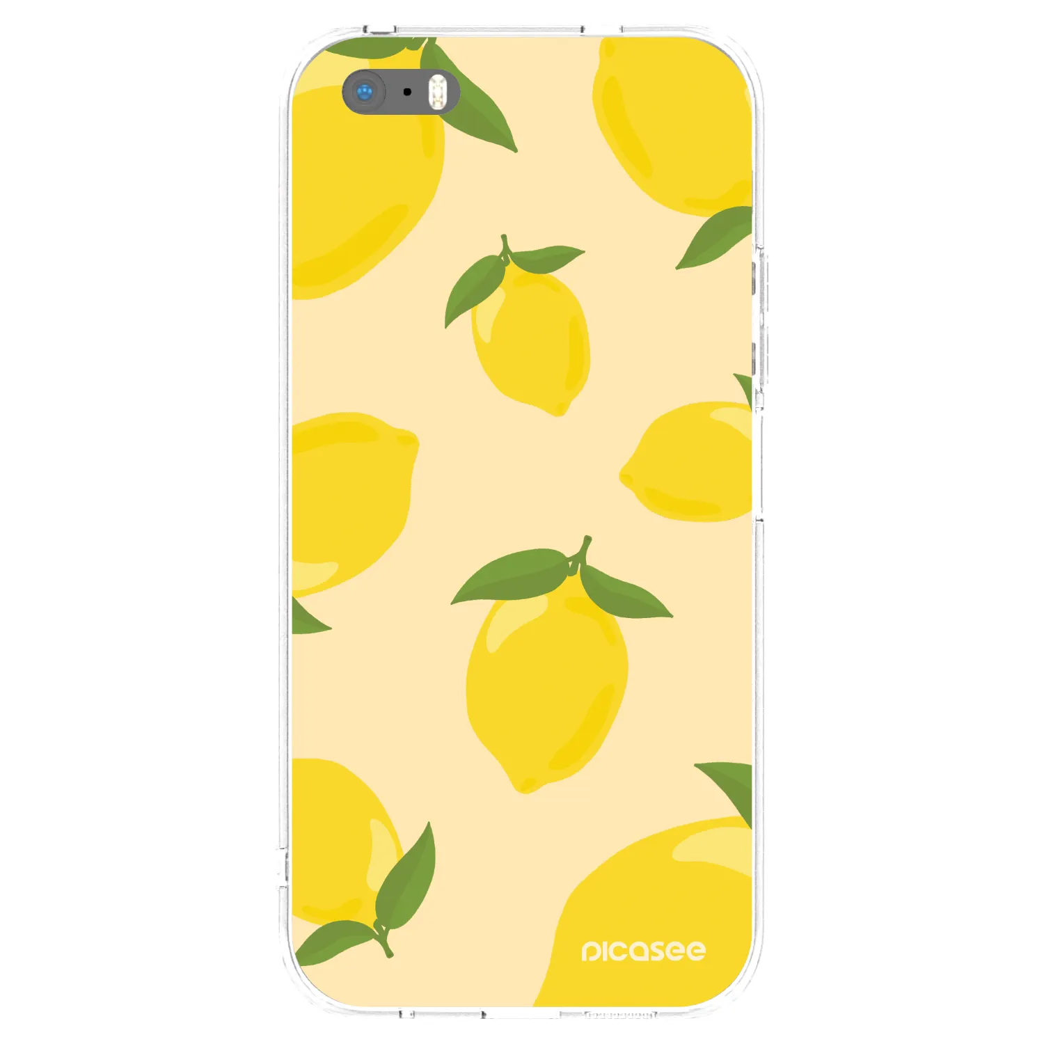 Picasee silikonski prozorni ovitek za Apple iPhone 5/5S/SE - Limoncella