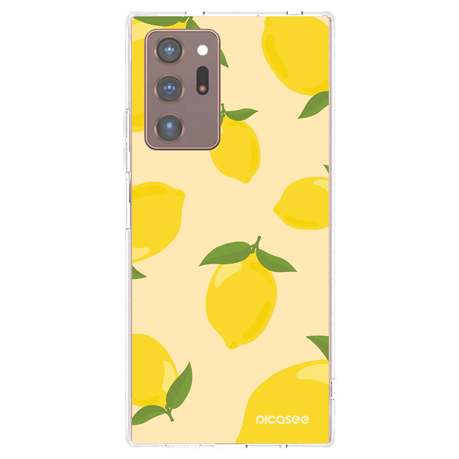 Picasee silikonski prozorni ovitek za Samsung Galaxy Note 20 Ultra - Limoncella