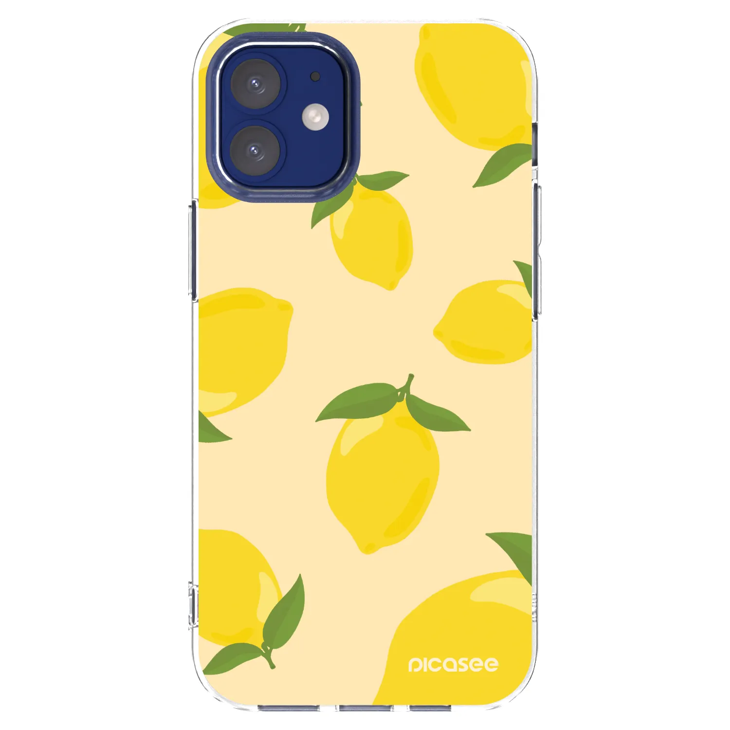 Picasee silikonski prozorni ovitek za Apple iPhone 12 mini - Limoncella