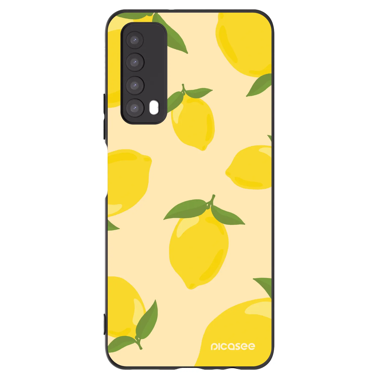 Picasee silikonski črni ovitek za Huawei P Smart 2021 - Limoncella