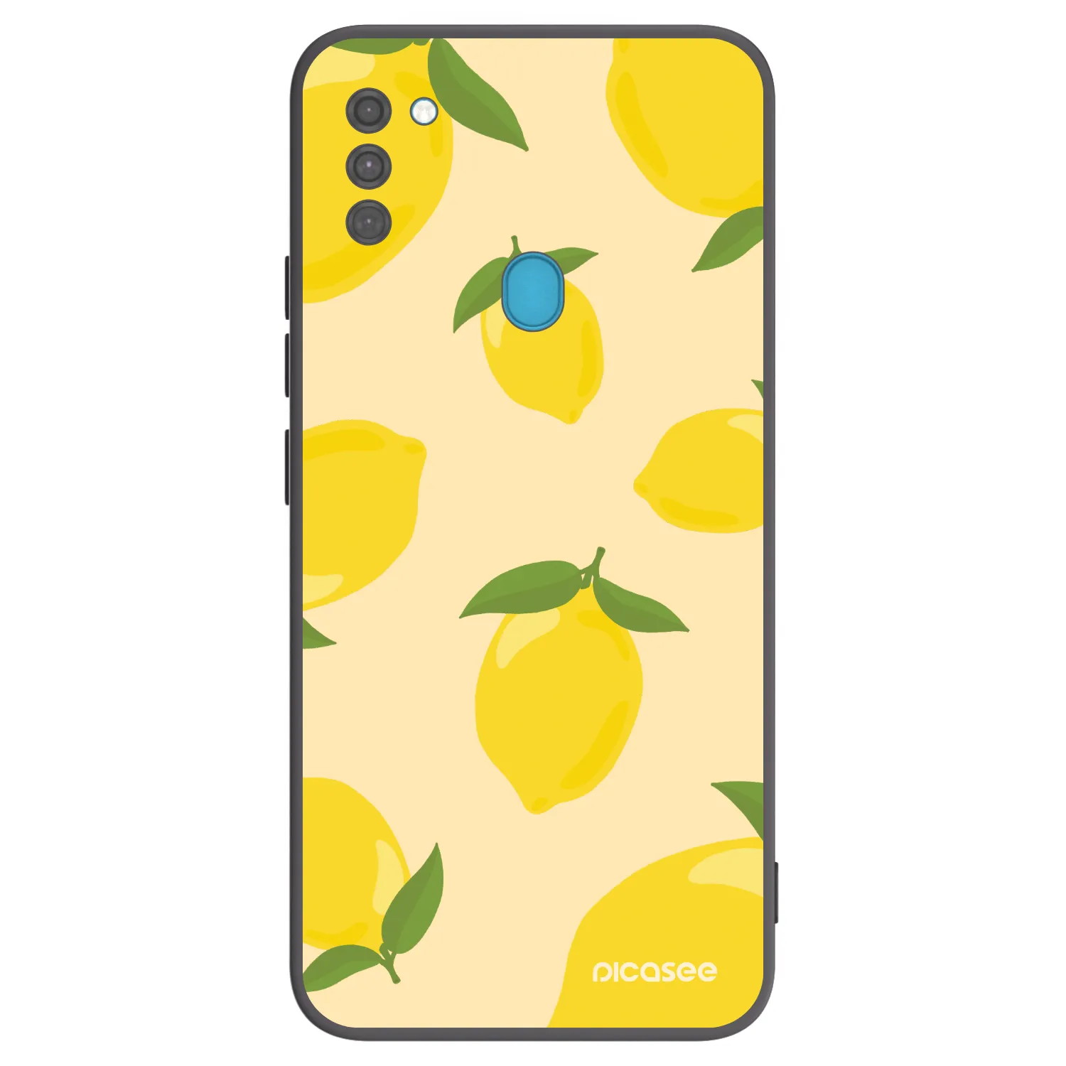 Picasee silikonski črni ovitek za Samsung Galaxy M11 - Limoncella