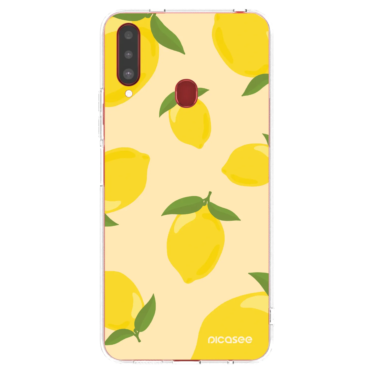 Picasee silikonski prozorni ovitek za Samsung Galaxy A20s - Limoncella