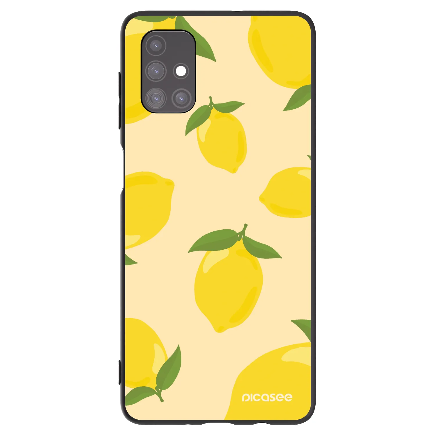 Picasee silikonski črni ovitek za Samsung Galaxy M51 M515F - Limoncella