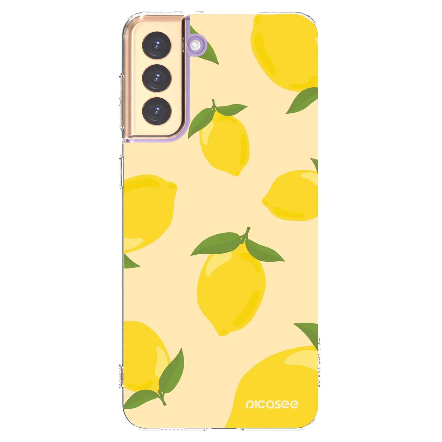 Picasee silikonski prozorni ovitek za Samsung Galaxy S21+ 5G G996F - Limoncella