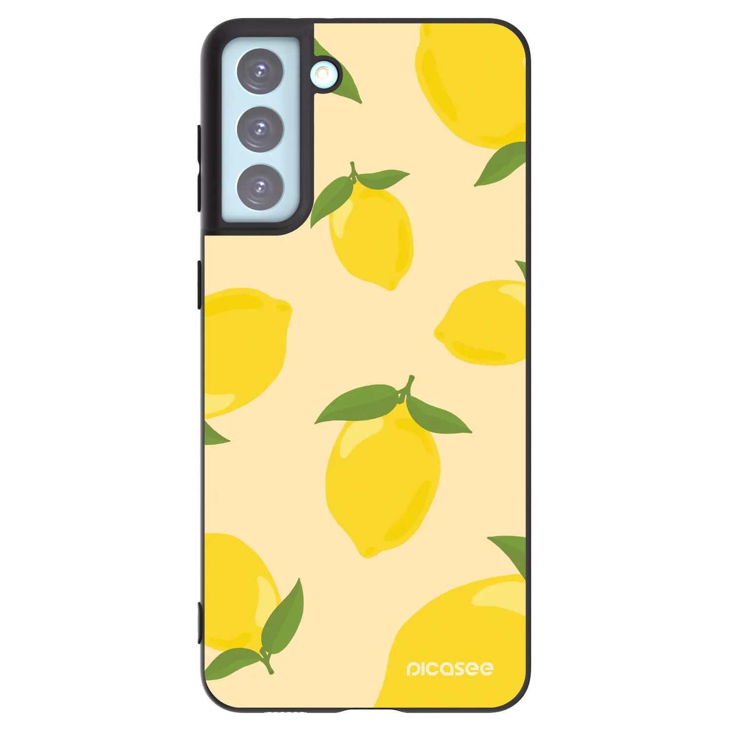 Picasee silikonski črni ovitek za Samsung Galaxy S21+ 5G G996F - Limoncella