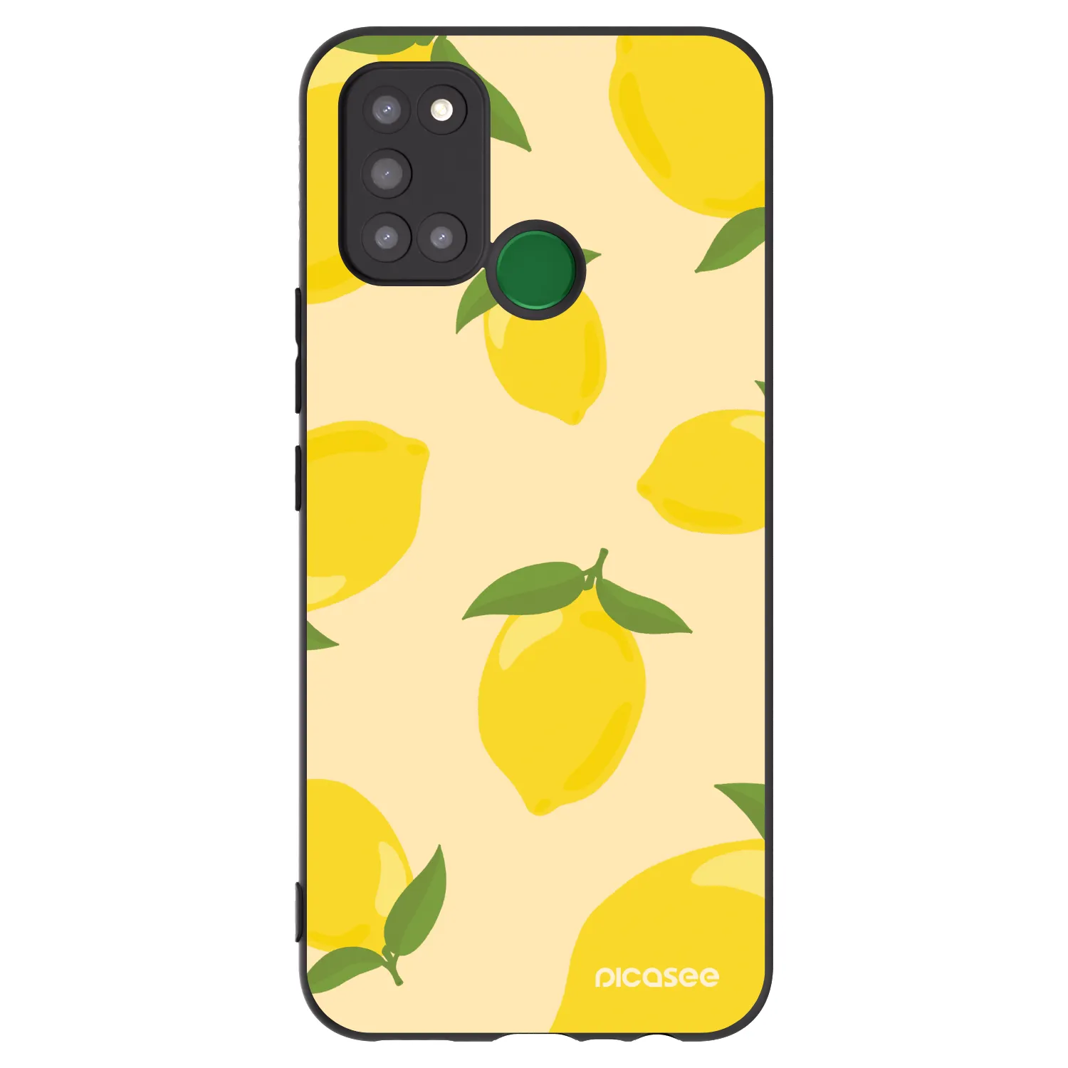Picasee silikonski črni ovitek za Realme 7i - Limoncella