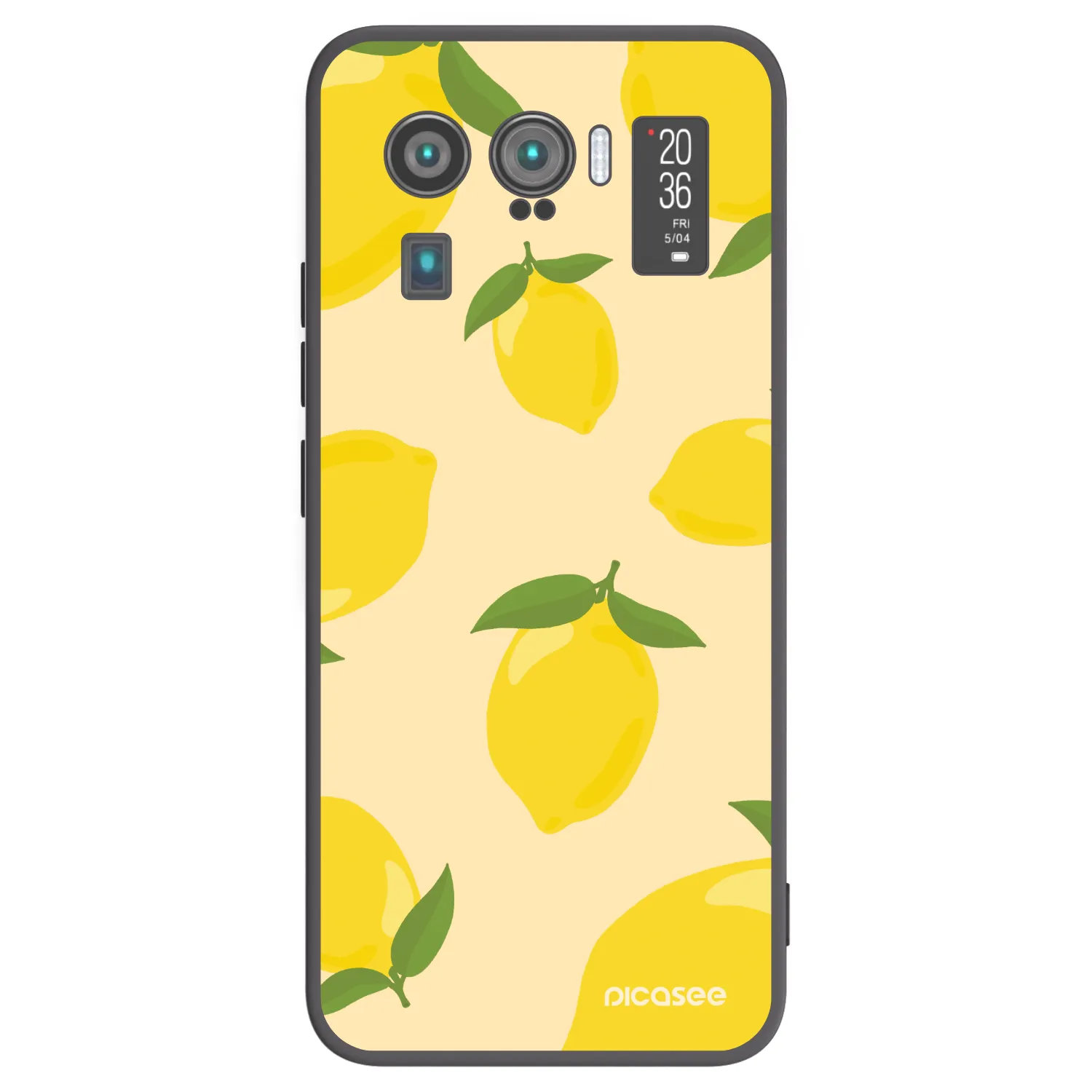 Picasee silikonski črni ovitek za Xiaomi Mi 11 Ultra - Limoncella