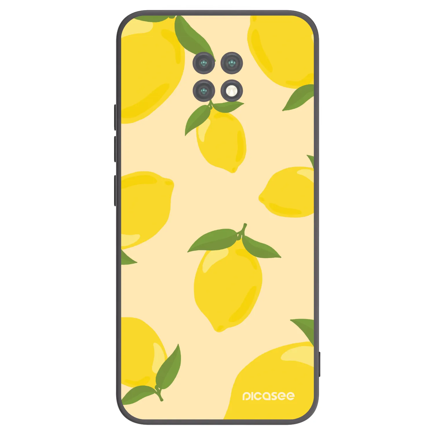 Picasee silikonski črni ovitek za Xiaomi Redmi Note 9T - Limoncella