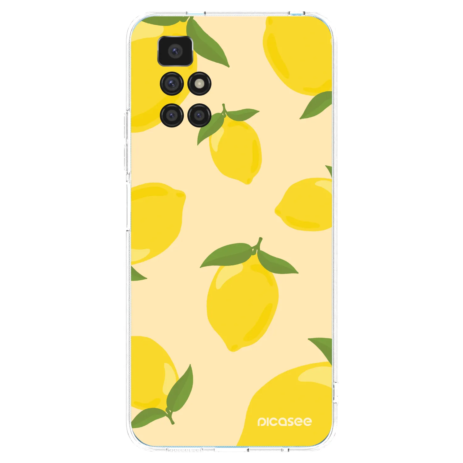 Picasee silikonski prozorni ovitek za Xiaomi Redmi 10 - Limoncella