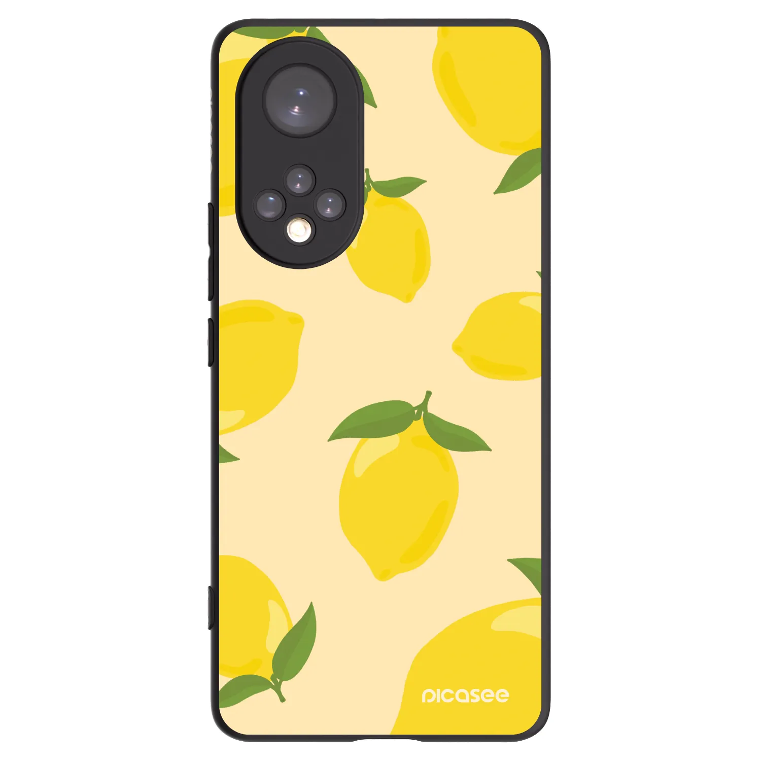 Picasee silikonski črni ovitek za Huawei Nova 9 - Limoncella