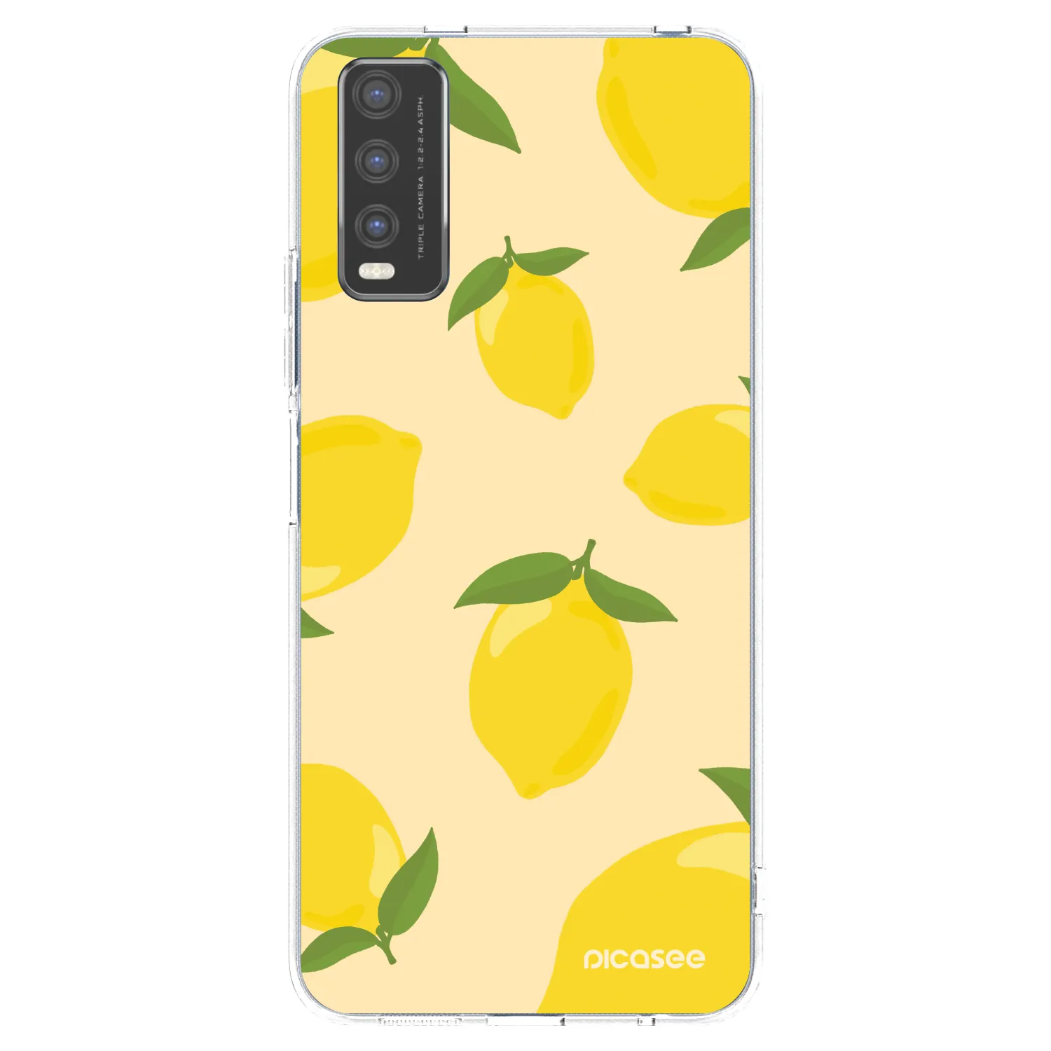 Picasee silikonski prozorni ovitek za Vivo Y20s - Limoncella