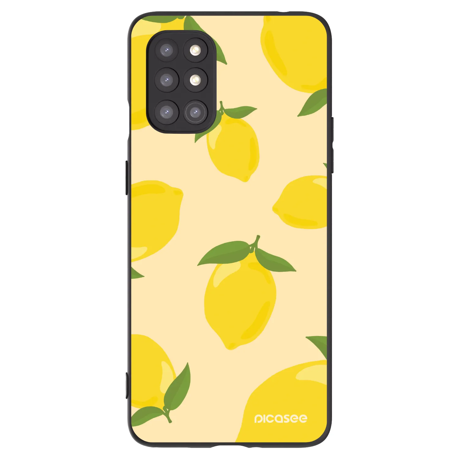 Picasee silikonski črni ovitek za OnePlus 8T - Limoncella