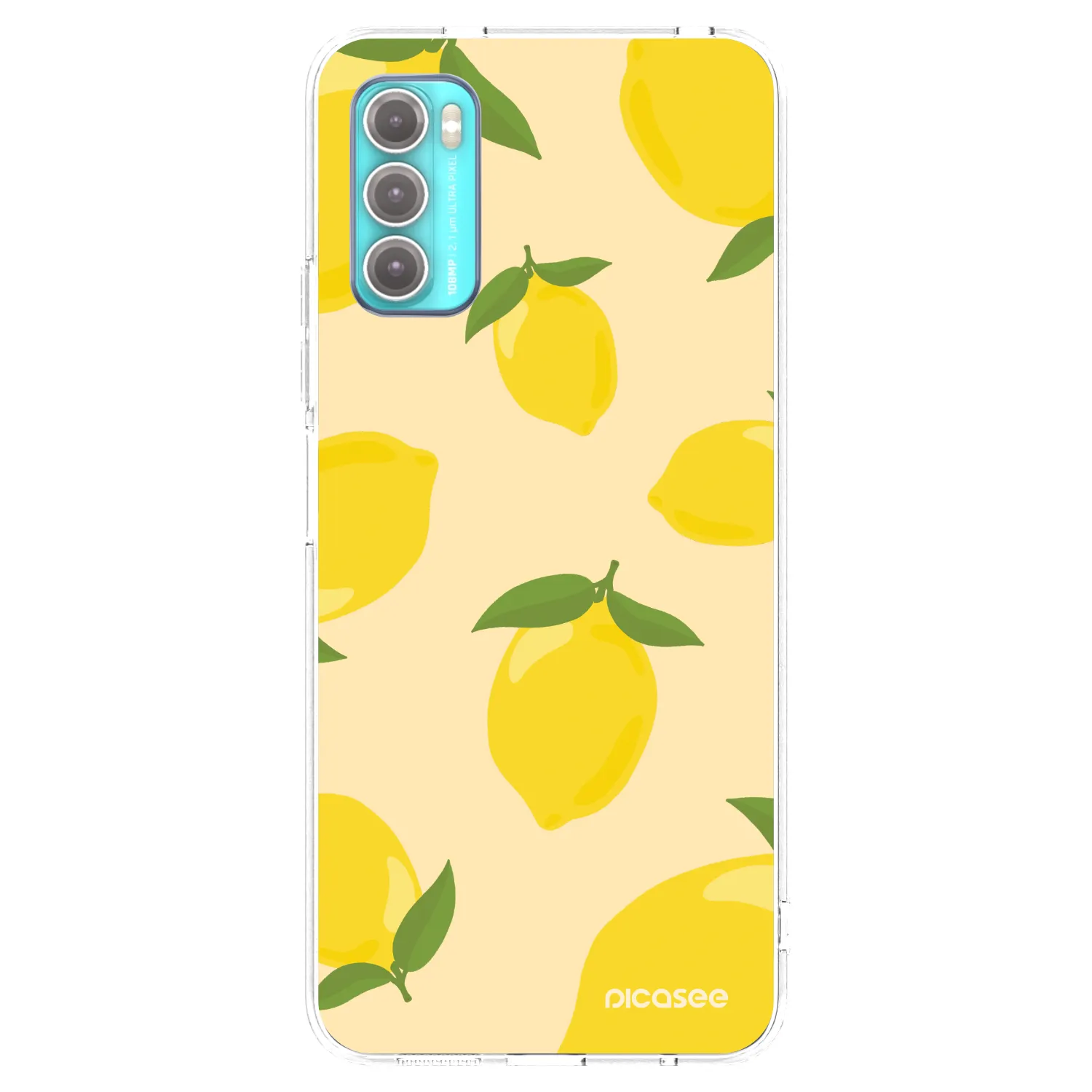 Picasee silikonski prozorni ovitek za Motorola Moto G60 - Limoncella