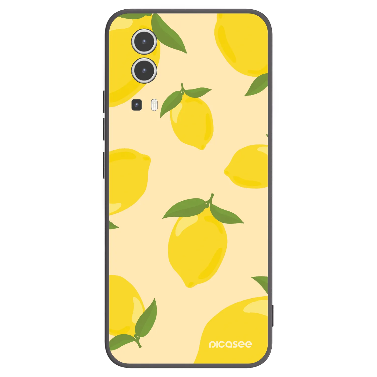 Picasee silikonski črni ovitek za Vivo Y72 5G - Limoncella