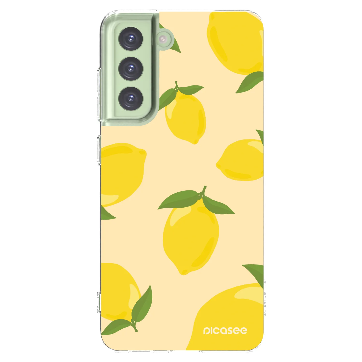 Picasee silikonski prozorni ovitek za Samsung Galaxy S21 FE 5G - Limoncella