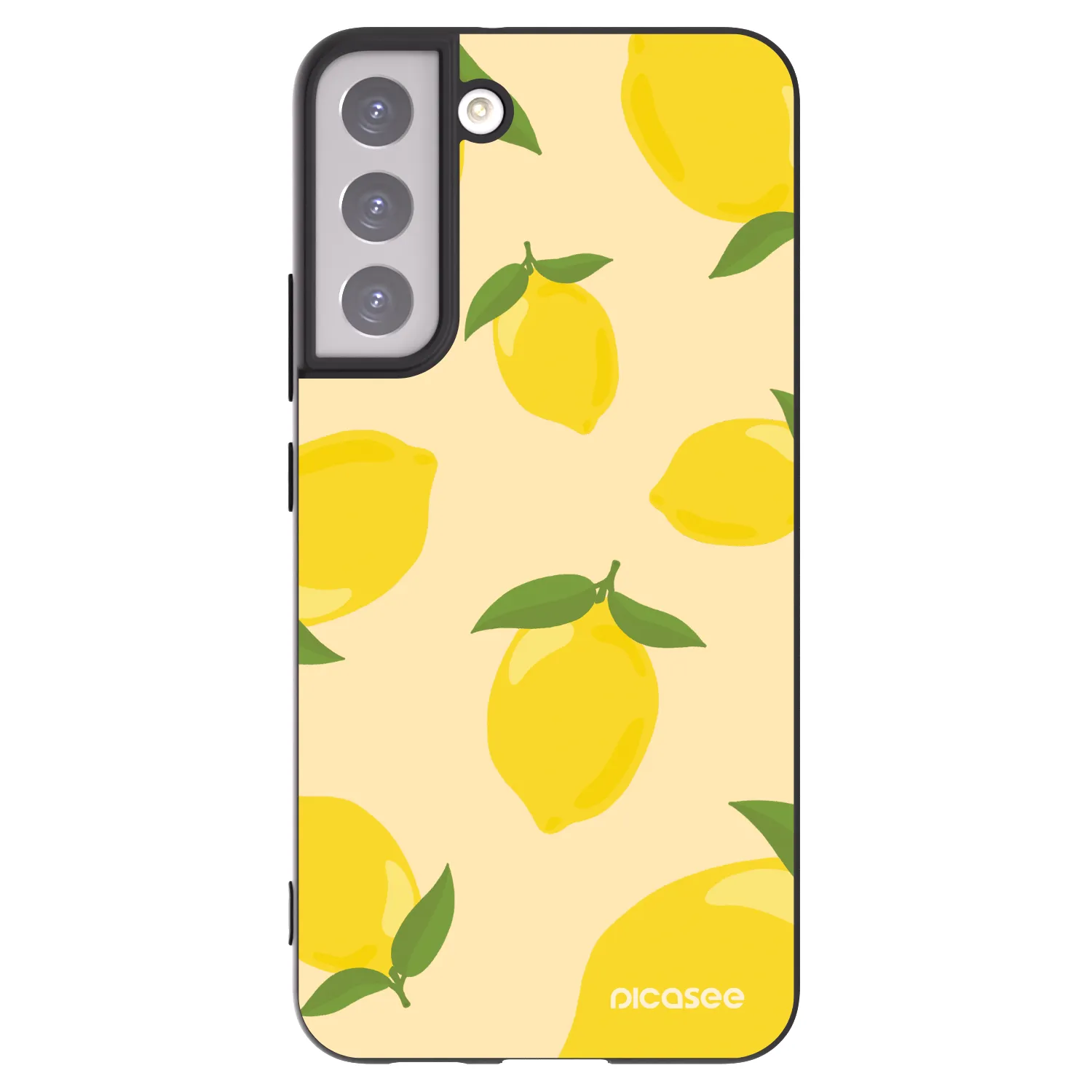 Picasee silikonski črni ovitek za Samsung Galaxy S22+ 5G - Limoncella