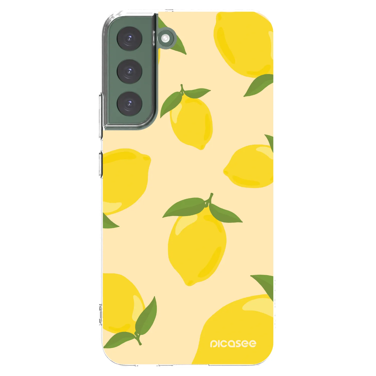 Picasee silikonski prozorni ovitek za Samsung Galaxy S22+ 5G - Limoncella
