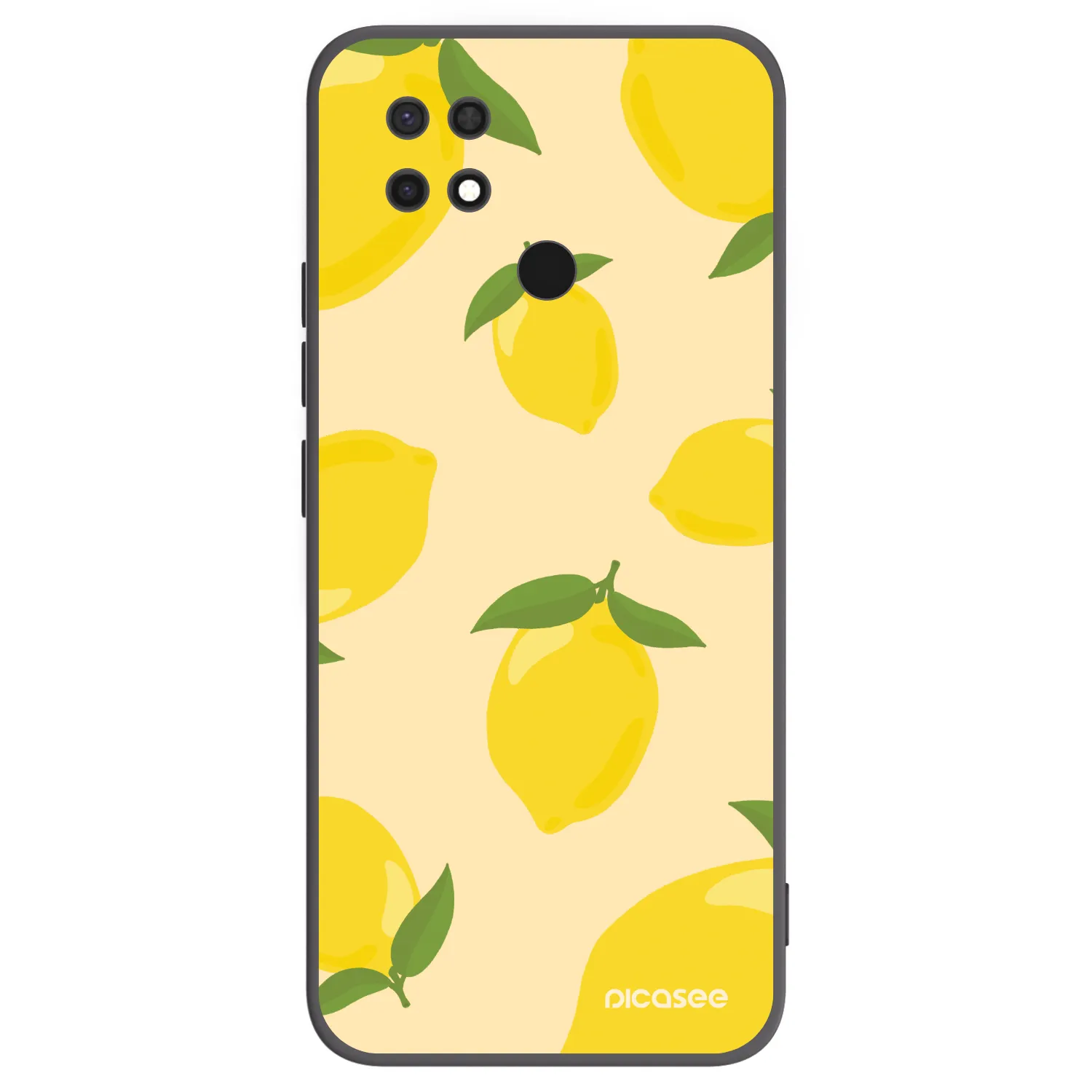 Picasee silikonski črni ovitek za Xiaomi Redmi 10C - Limoncella
