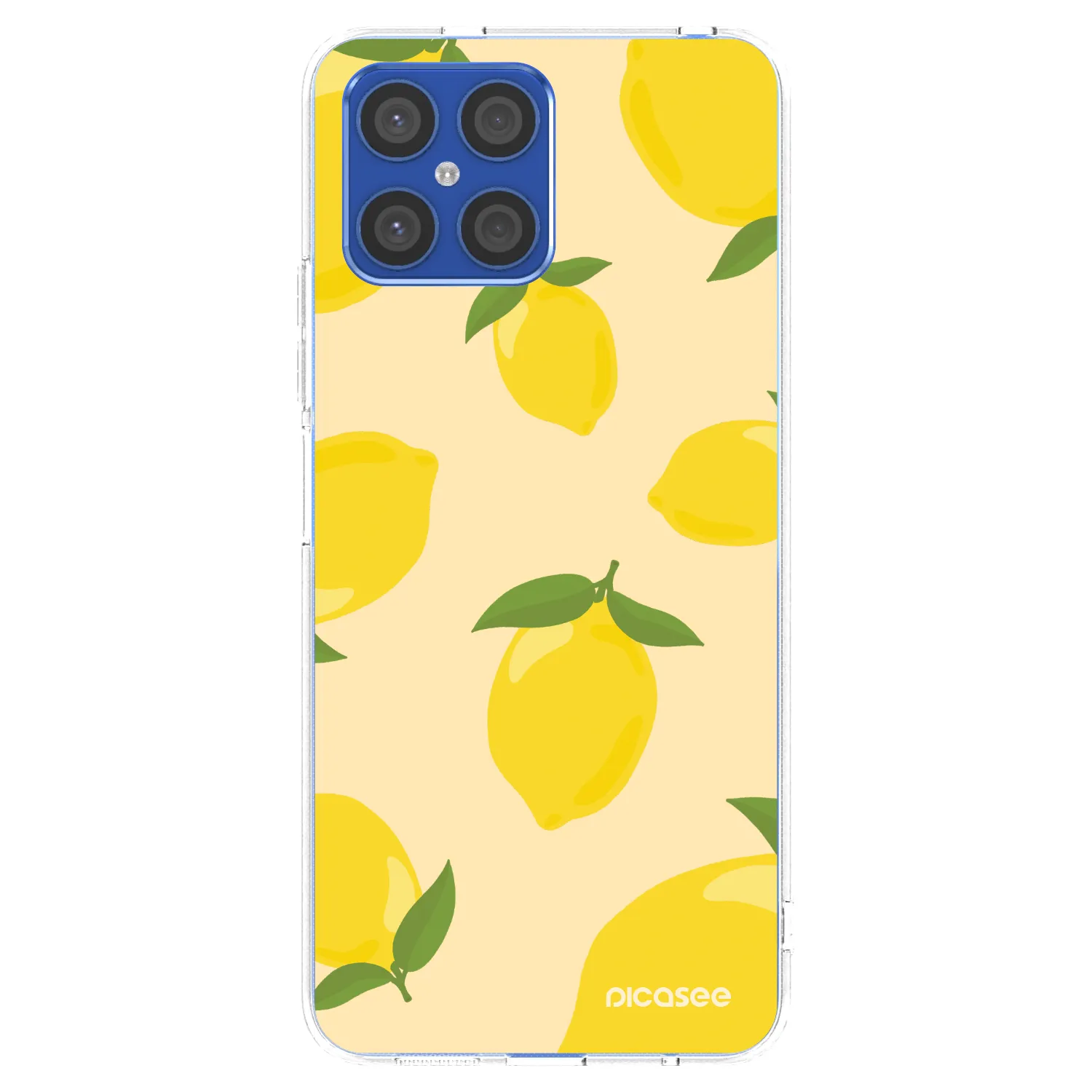 Picasee silikonski prozorni ovitek za Honor X8 4G - Limoncella