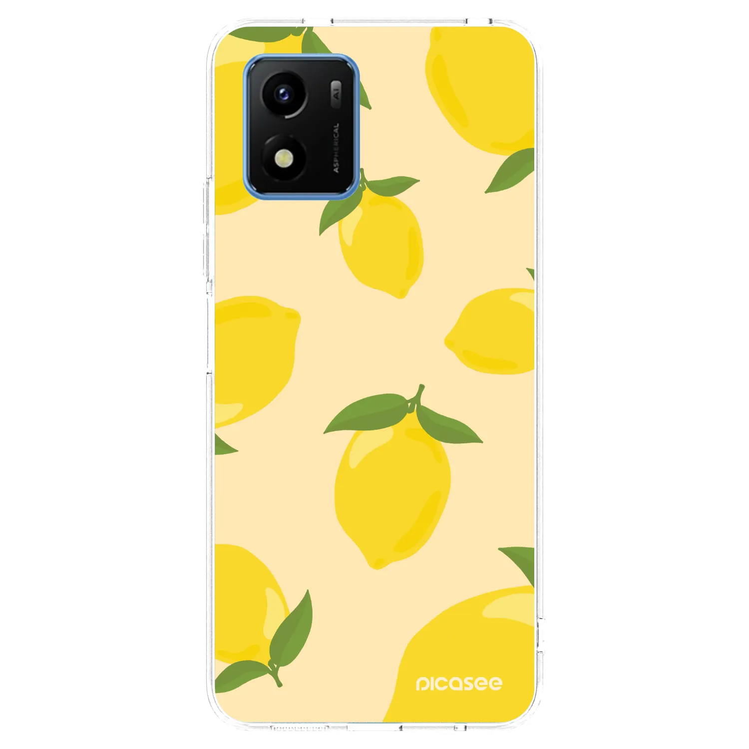 Picasee silikonski prozorni ovitek za Vivo Y01 - Limoncella