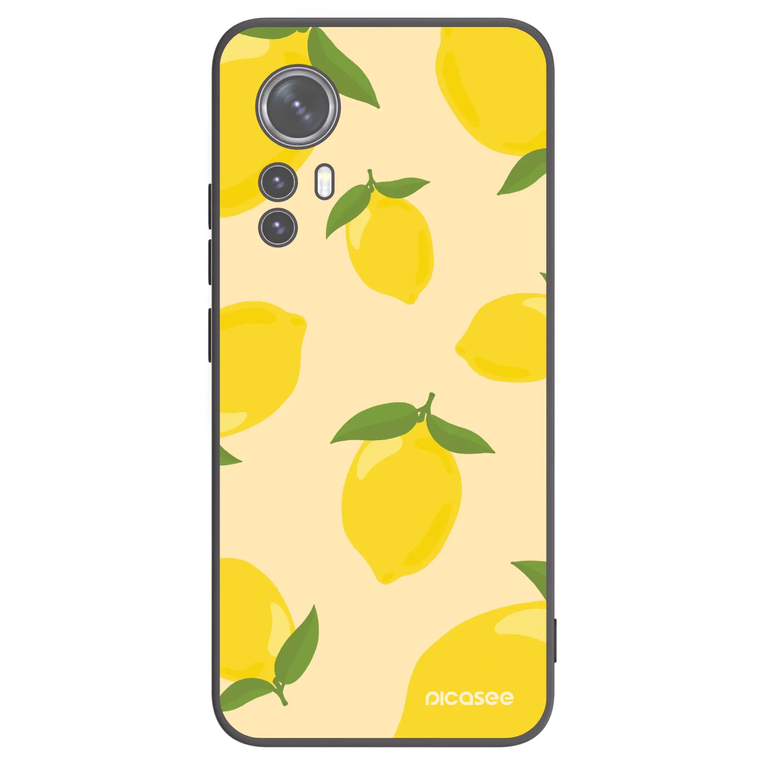 Picasee silikonski črni ovitek za Xiaomi 12X - Limoncella