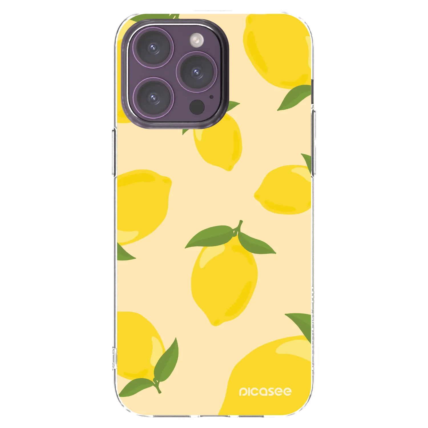 Picasee silikonski prozorni ovitek za Apple iPhone 14 Pro Max - Limoncella