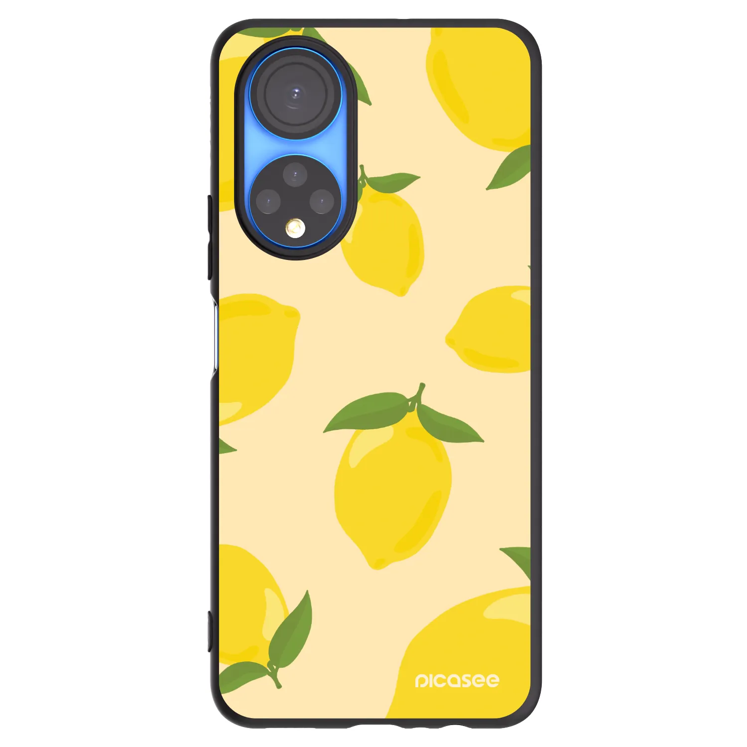 Picasee silikonski črni ovitek za Honor X7 - Limoncella
