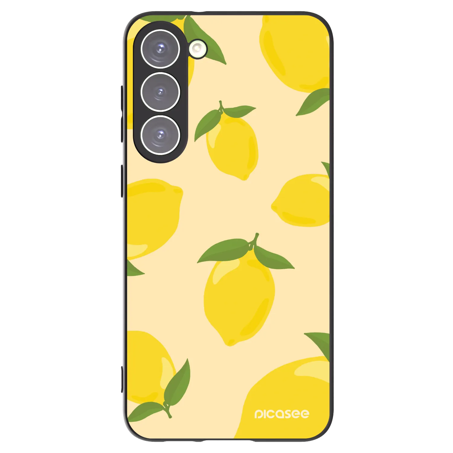 Picasee silikonski črni ovitek za Samsung Galaxy S23+ 5G - Limoncella