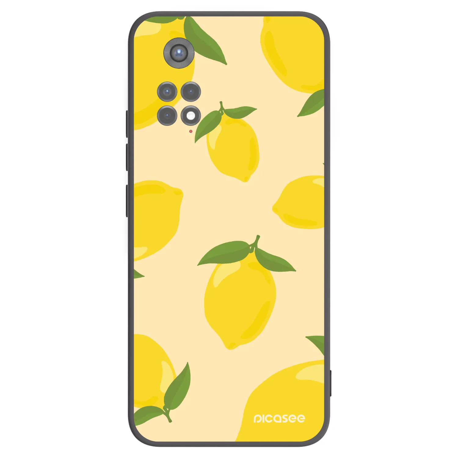 Picasee silikonski črni ovitek za Xiaomi Redmi Note 11S 5G - Limoncella