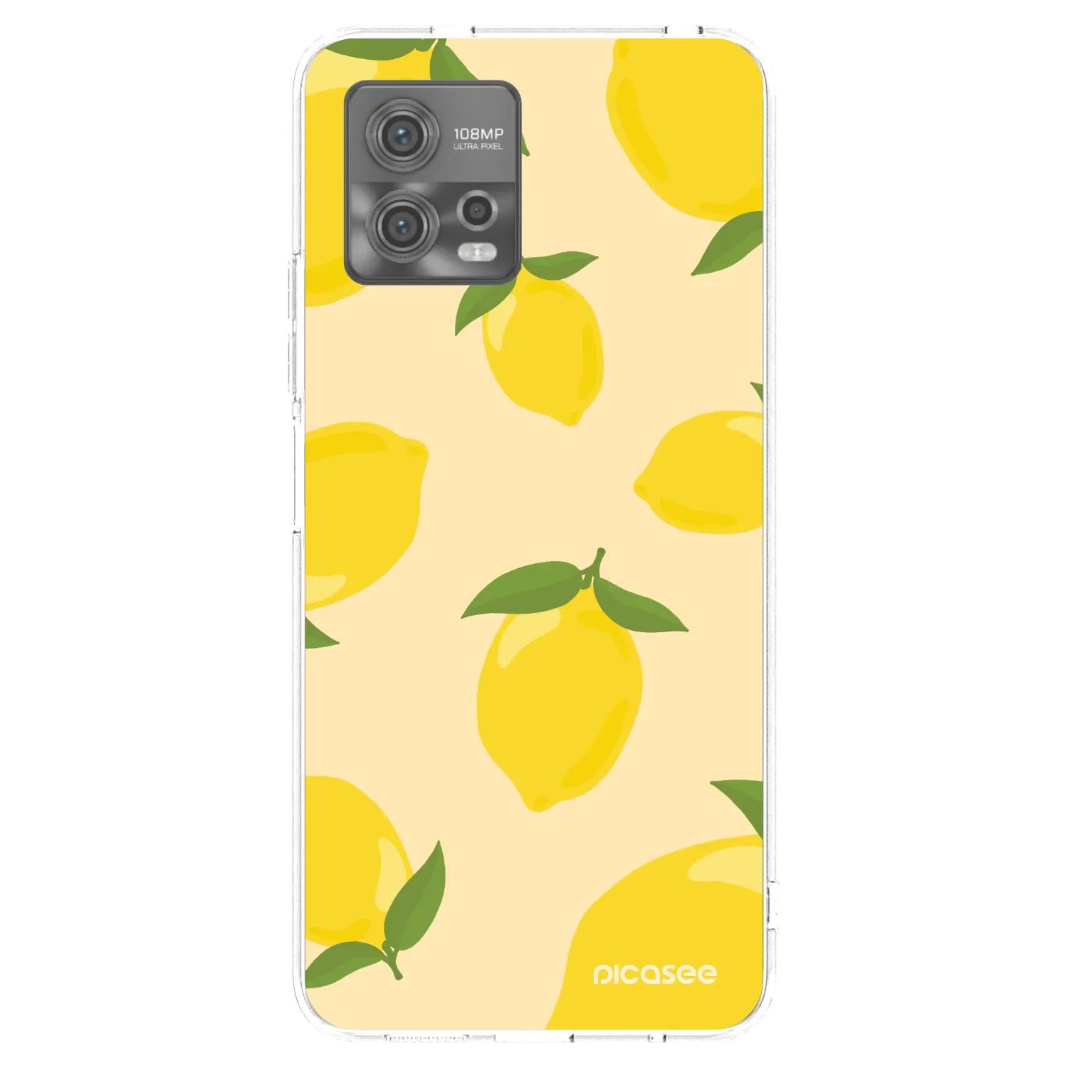Picasee silikonski prozorni ovitek za Motorola Moto G72 - Limoncella