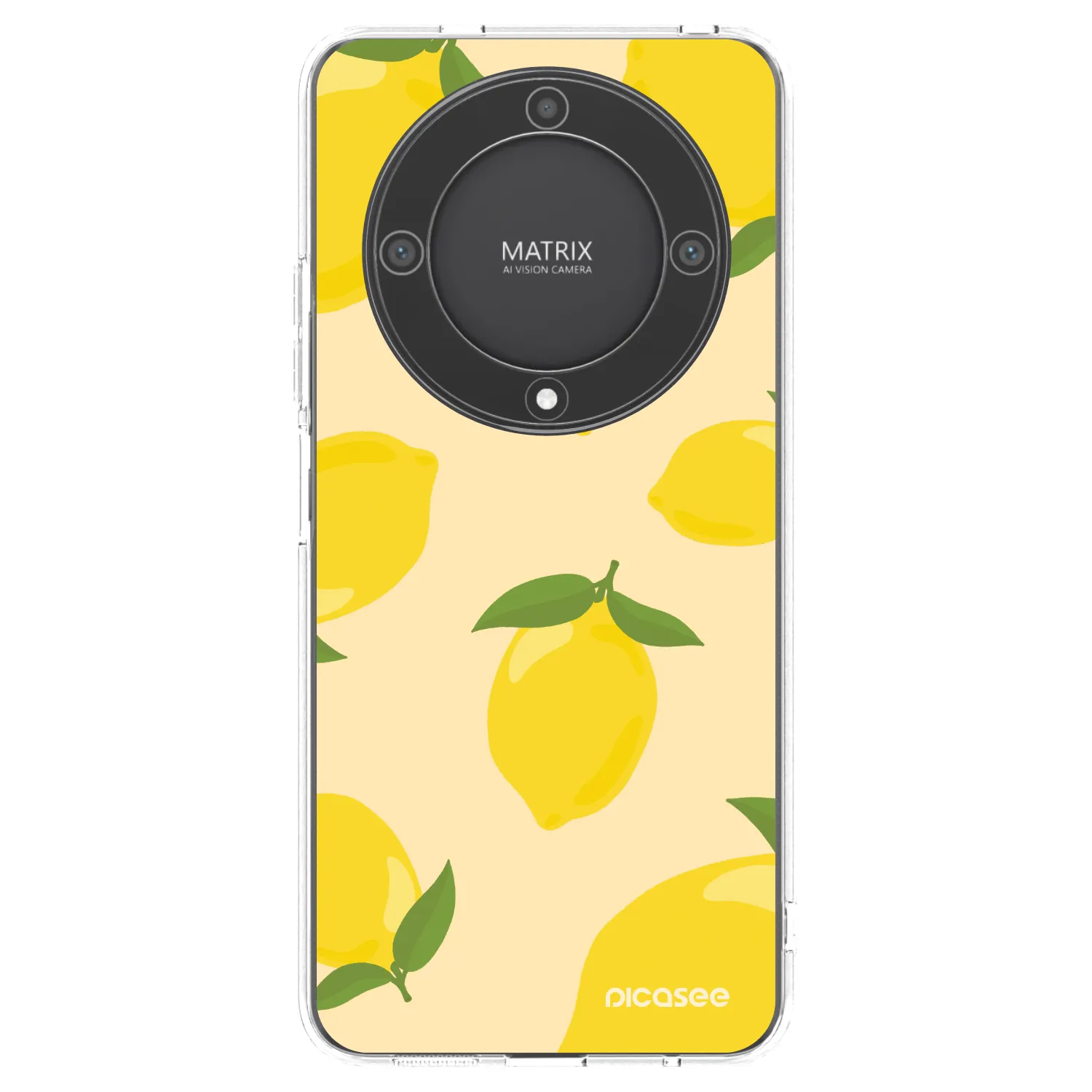 Picasee silikonski prozorni ovitek za Honor Magic5 Lite 5G - Limoncella