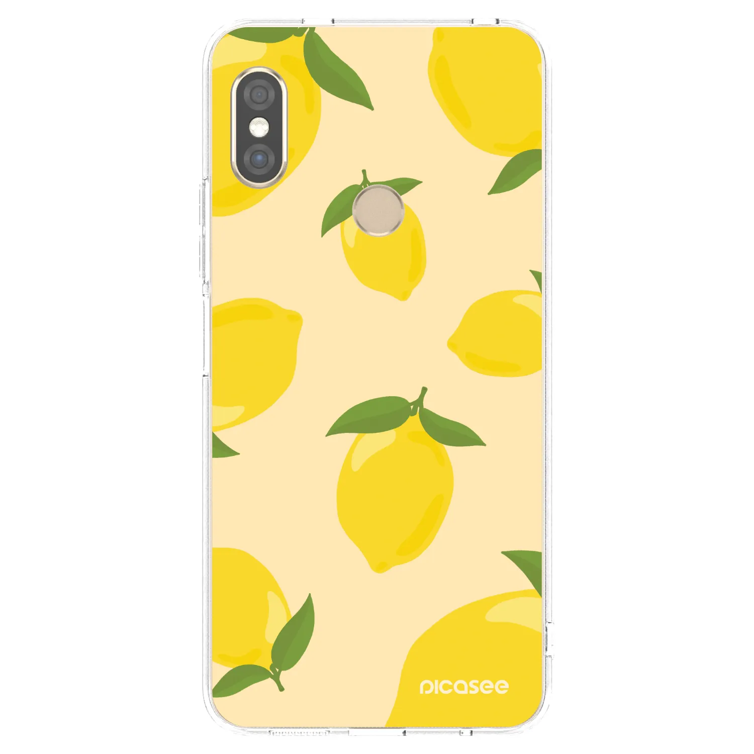 Picasee silikonski prozorni ovitek za Xiaomi Redmi Note 5 Global - Limoncella