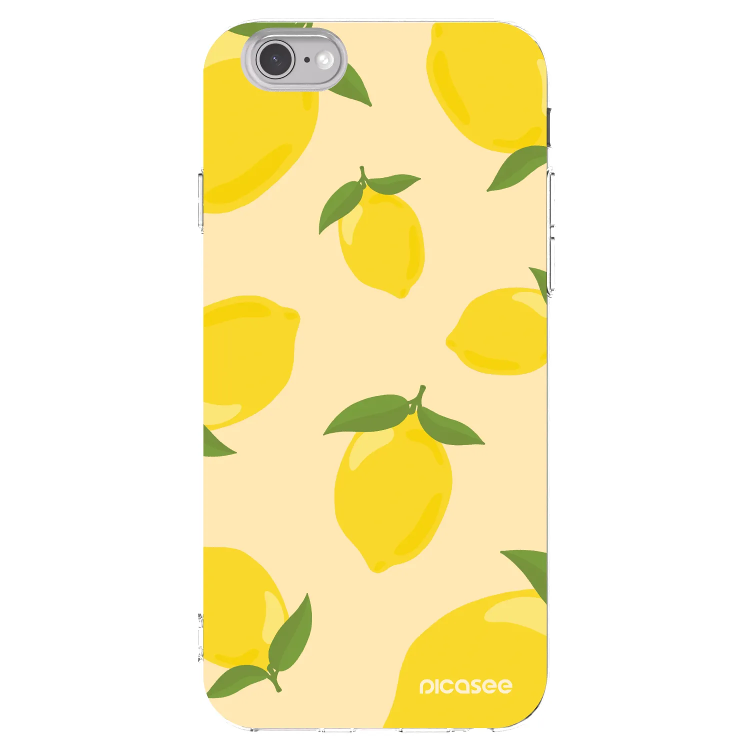Picasee silikonski prozorni ovitek za Apple iPhone 6/6S - Limoncella