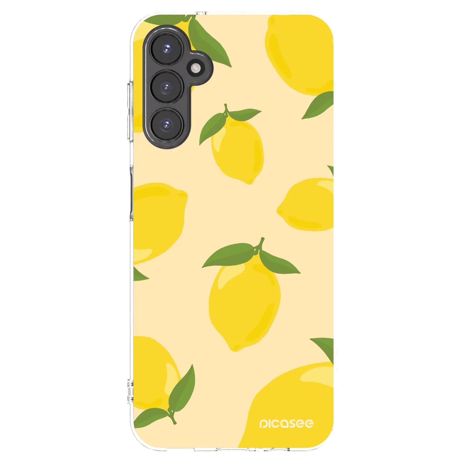 Picasee silikonski prozorni ovitek za Samsung Galaxy A14 4G A145R - Limoncella